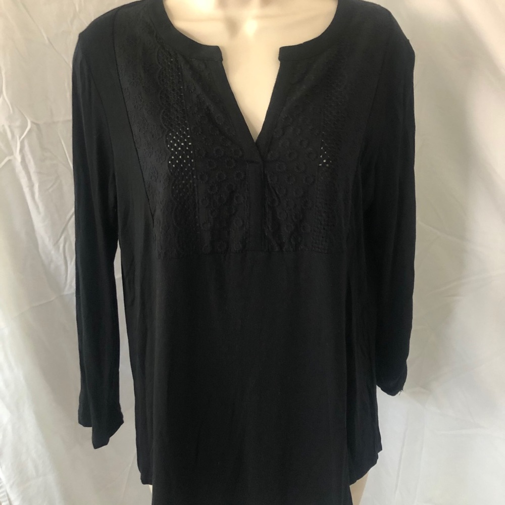NWT Black Long Sleeve Top